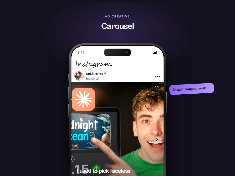 Carousel preview