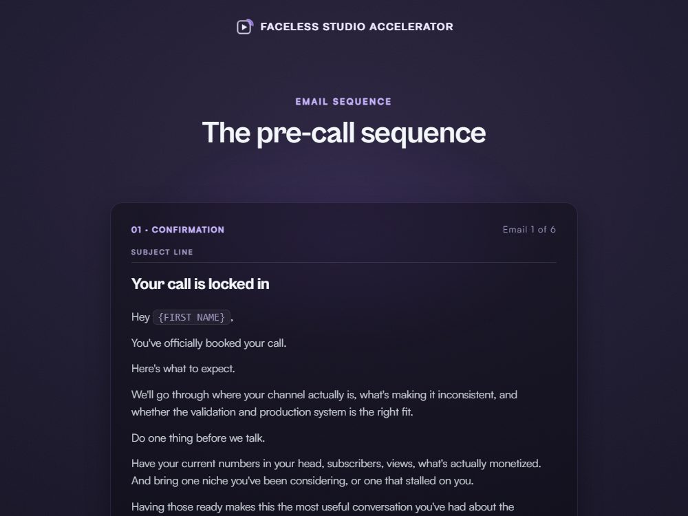 Pre-call preview